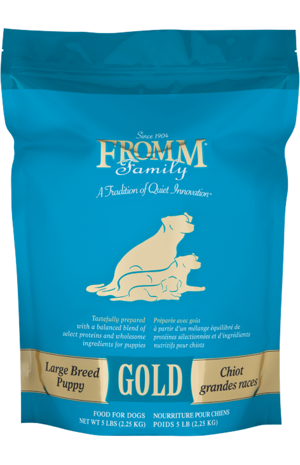 Fromm 5 Lb Dog Gold lg Breed Puppy EA