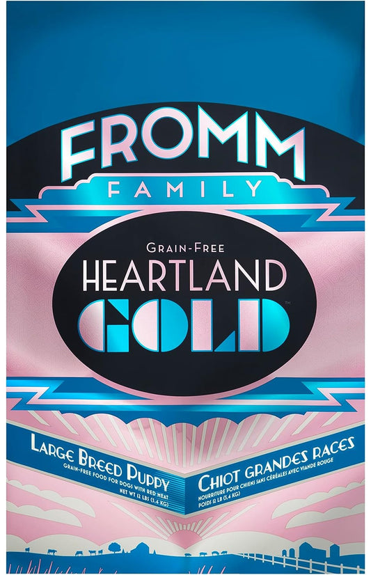 Fromm 12 Lb Dog lg Breed Puppy Prairie Gold GF EA