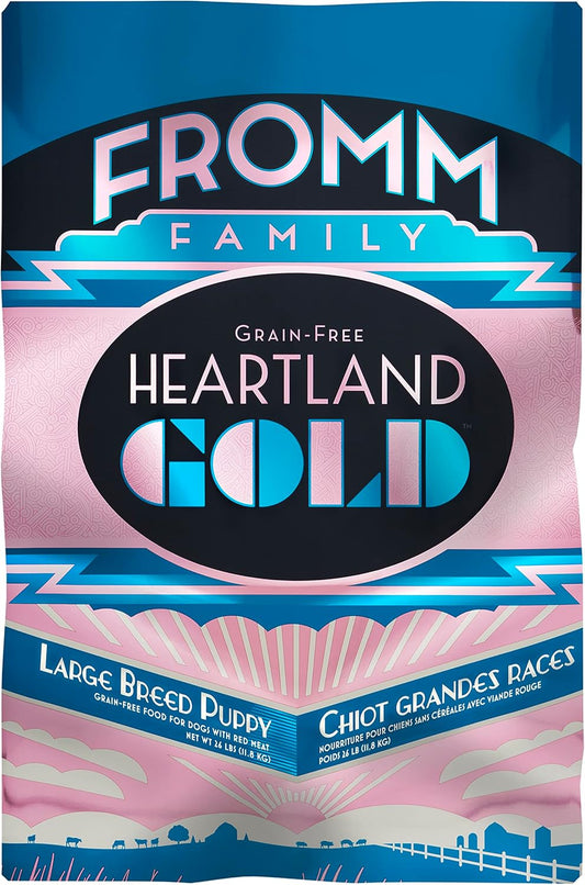 Fromm 26 Lb Dog lg Breed Puppy Prairie Gold GF EA