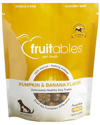 Fruitables 7 oz Dog Pumpkin & Banana Treat EA