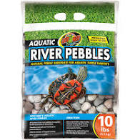 Zoo Med Aquatic River Pebbles 10lbs