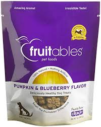 Fruitables 7 oz Dog Pumpkin & Blueberry Treat EA