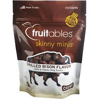 Fruitables 5 oz Dog Grilled Bison Skinny Minis Treat EA