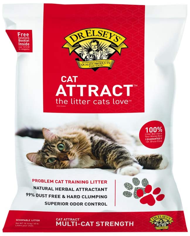 Precious Cat 40 Lb Litter  w Attractant EA