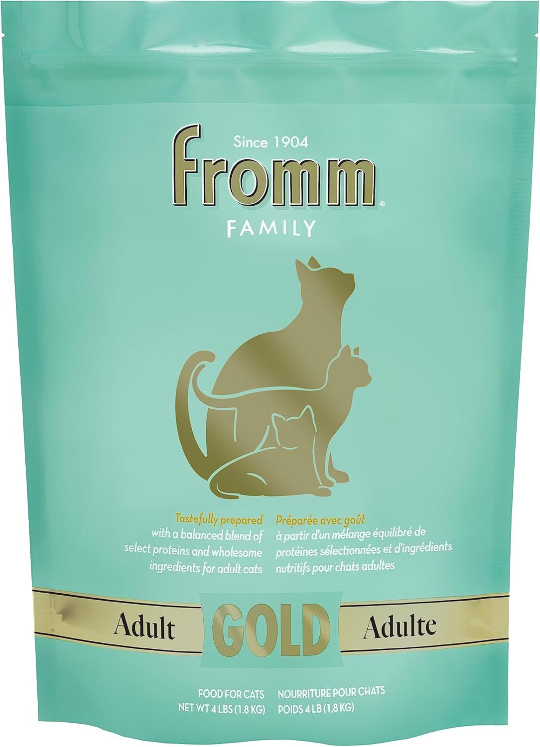 FROMM ADULT GOLD CAT FOOD 4#