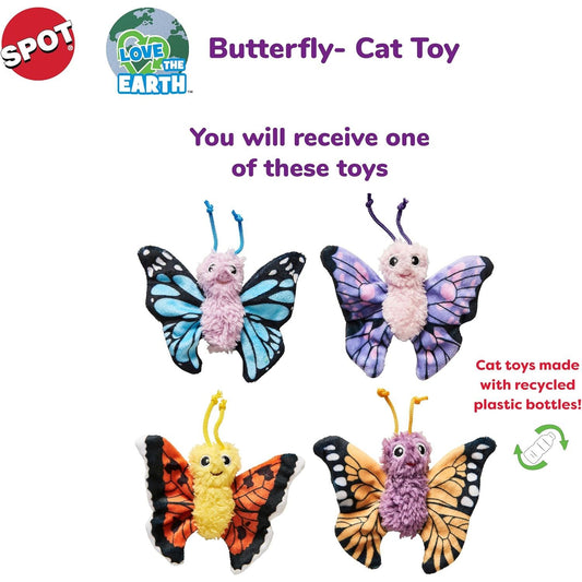 spot love the earth butterfly cat toy sm