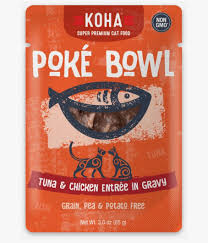 Koha poke entree tuna and chicken