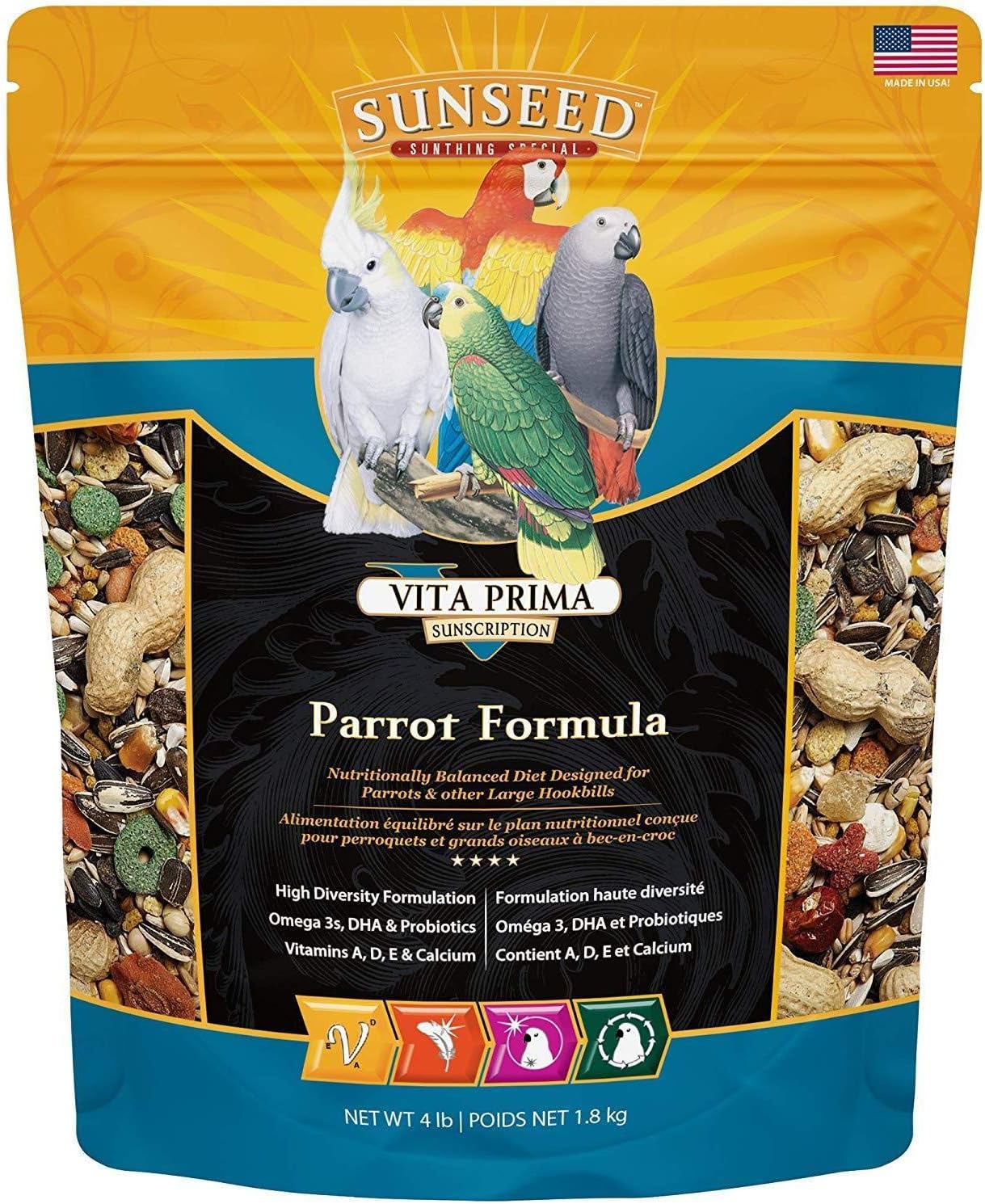 VITA PARROT FOOD 3.5#