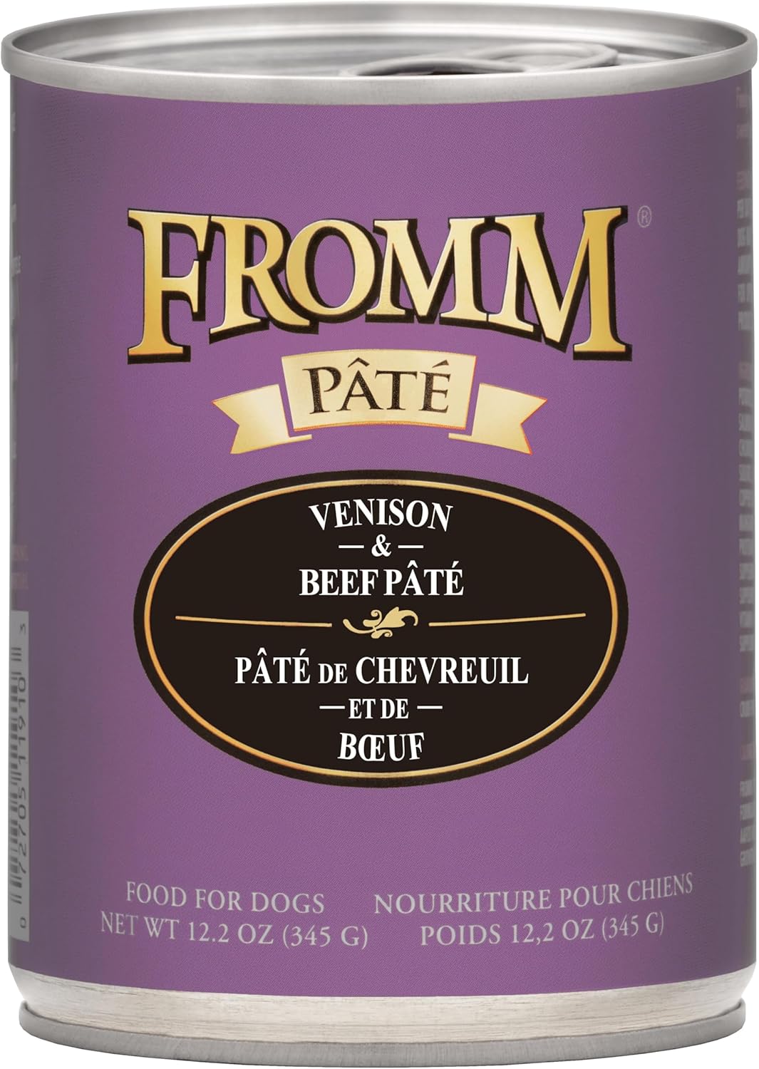 Fromm 12.2 oz Dog Can Gold  Venison & Beef Pate GF