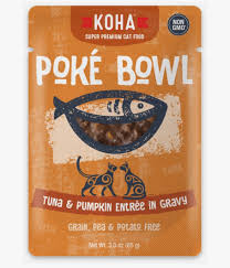 koha poke entree tuna amd pumpkin