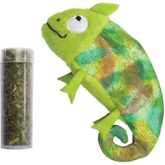 KONG REFILLABLES CHAMELEON W CATNIP 1.2 OZ