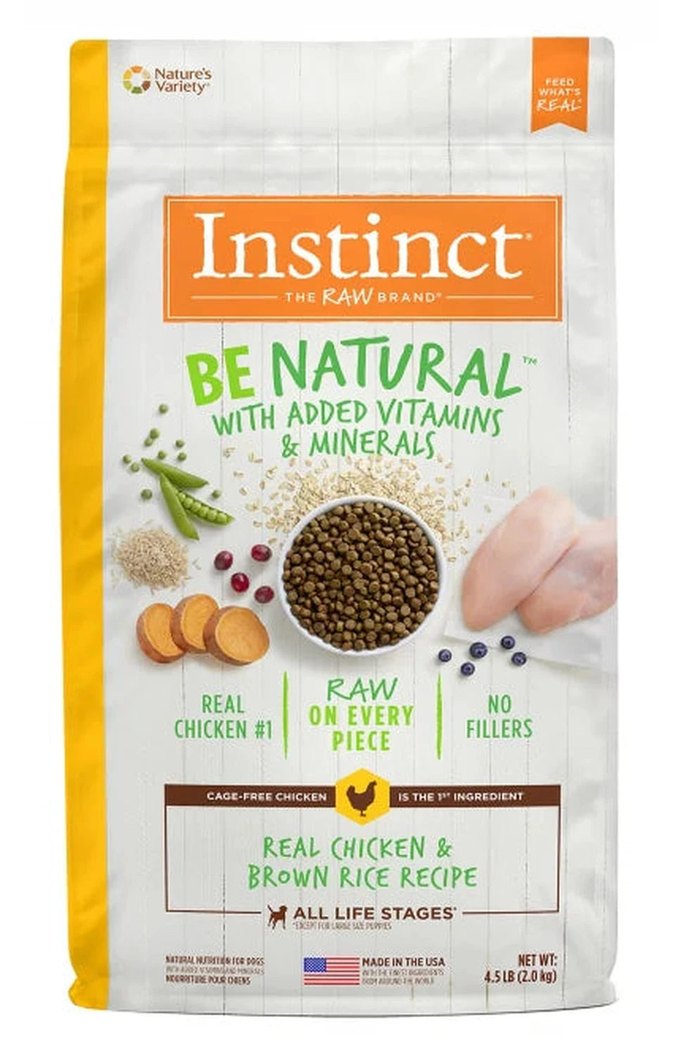 INSTINCT CHICKEN/BROWN RICE 4.5LB