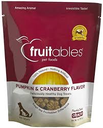 Fruitables 7 oz Dog Pumpkin & Cranberry Treat EA