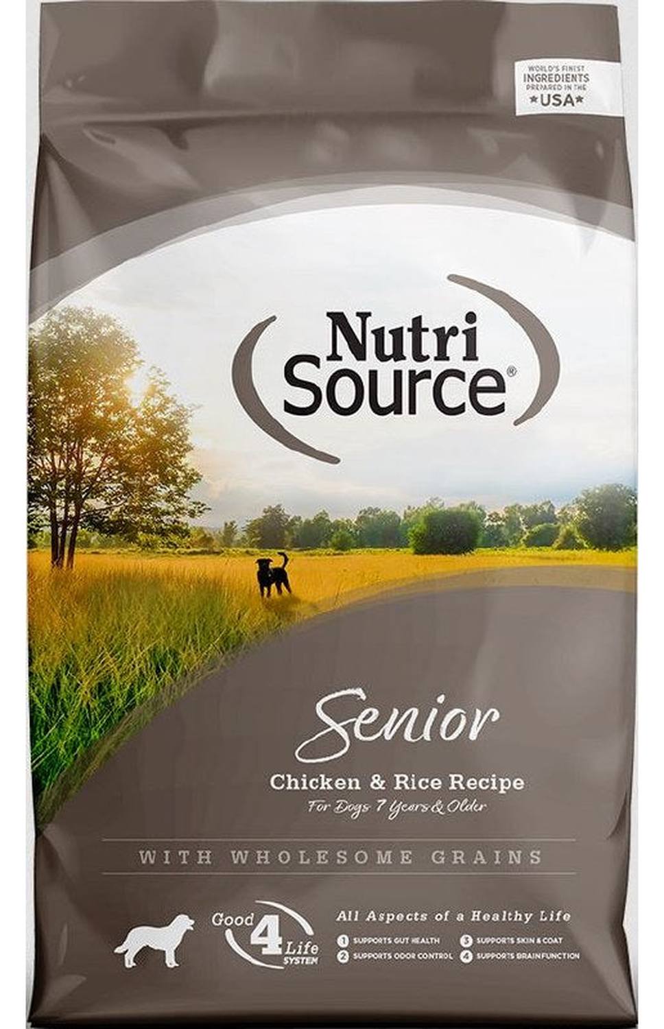 Nutri source Senior chicken & rice 26lb