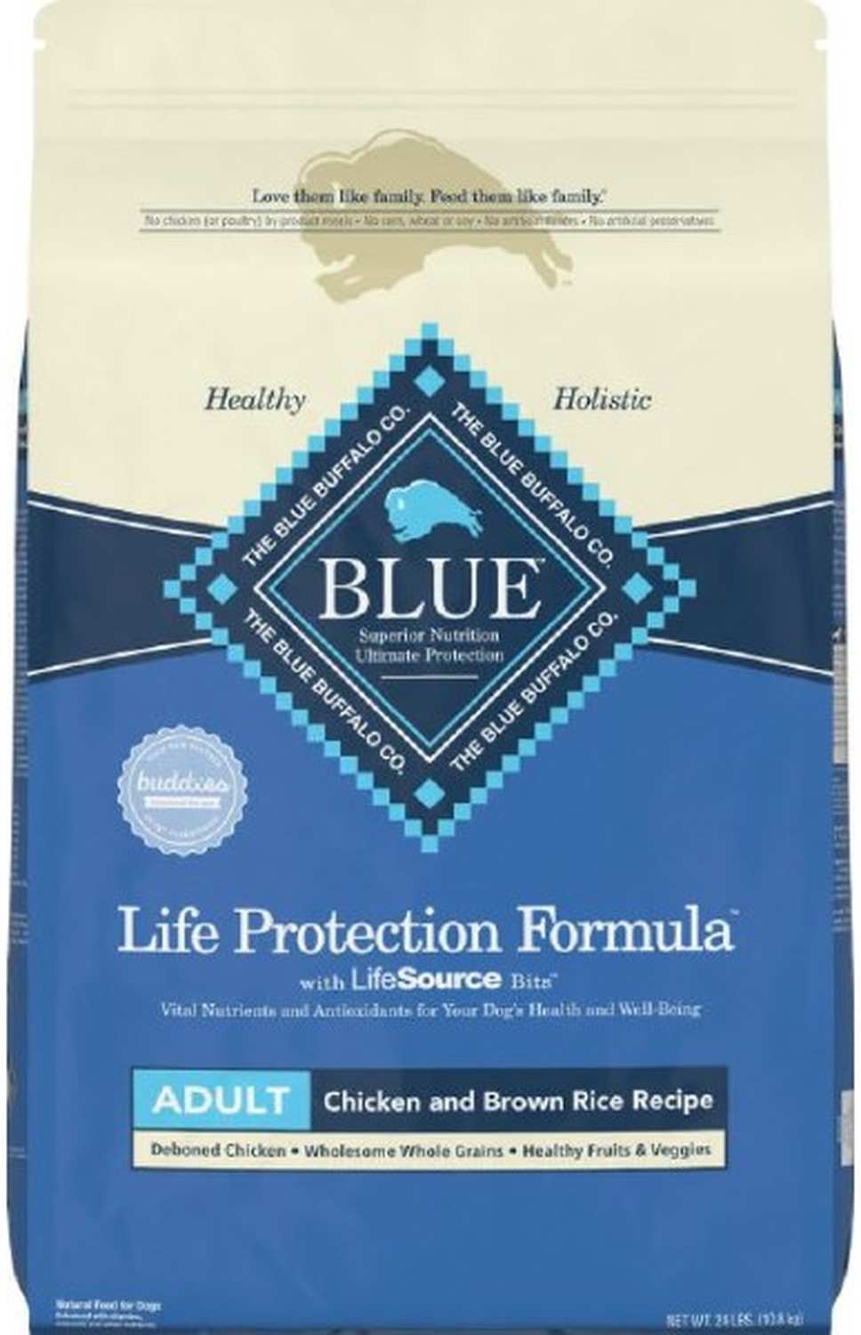 BLUE Buffalo 5# CHICKEN/B.RICE Adult Dog