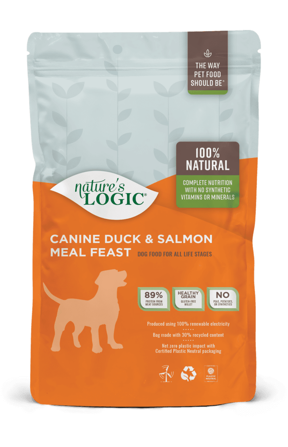 NL 4.4 Lb Dog Dry Duck & Salmon Meal Feast EA