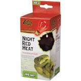 NIGHT RED INC HEAT BULB 100W