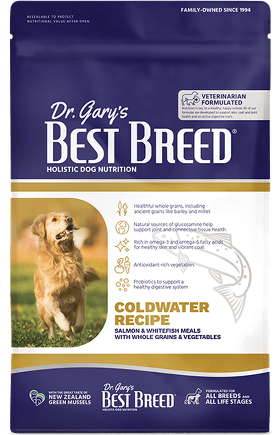 BEST BREED COLDWATER DOG 4LBS.