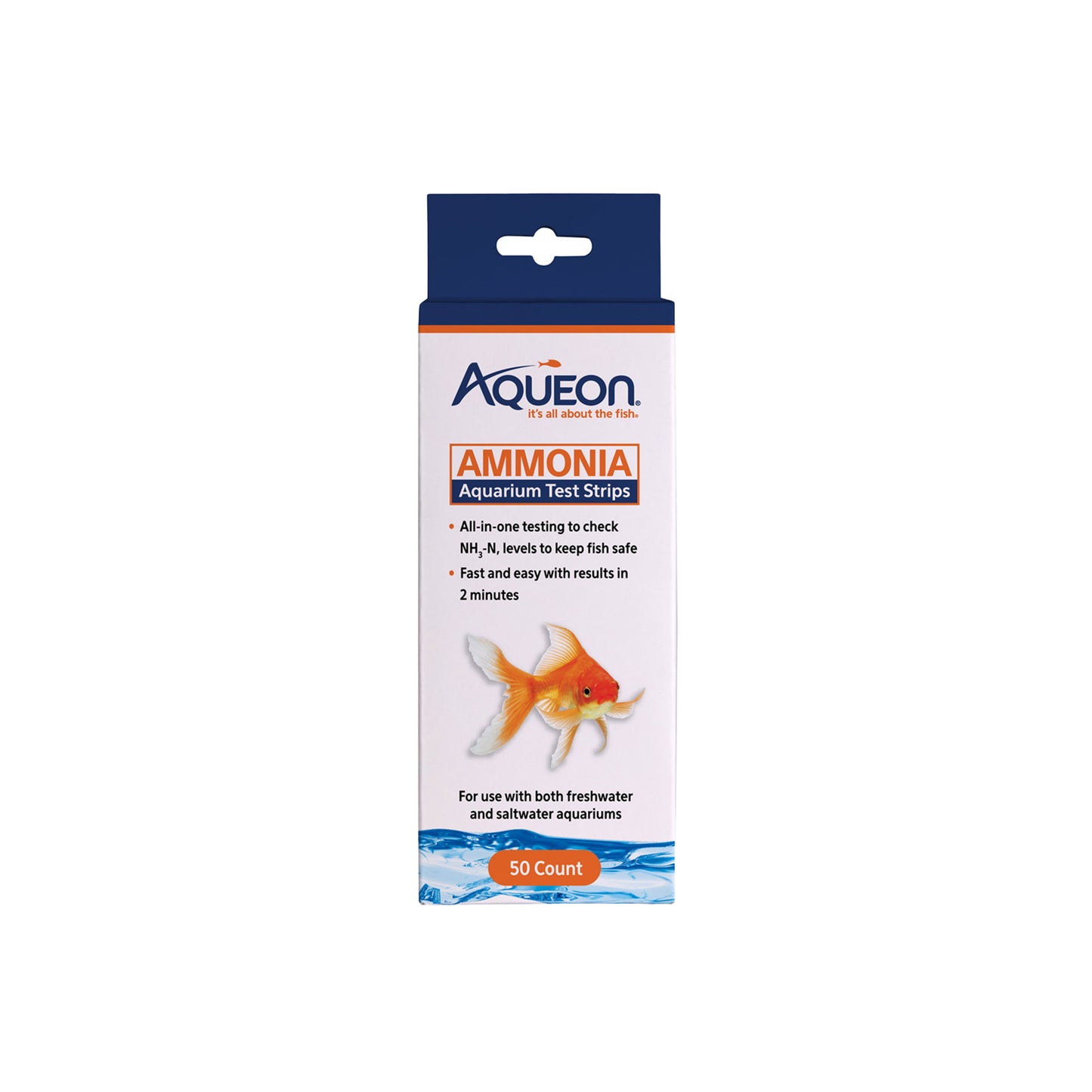 AQUEON AMMONIA AQUARIUM TEST STRIPS